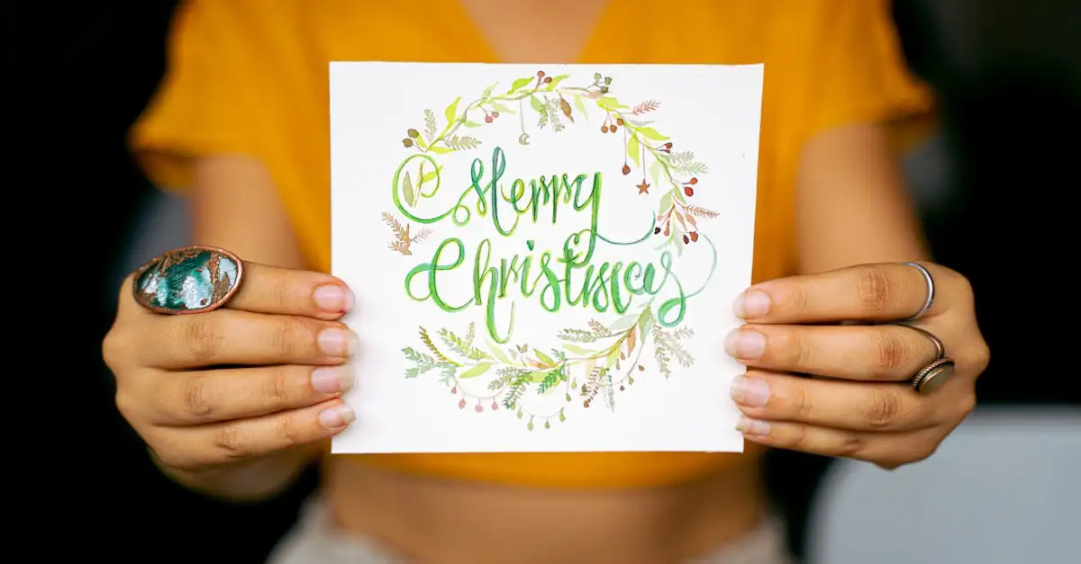 Nachricht weihnachten